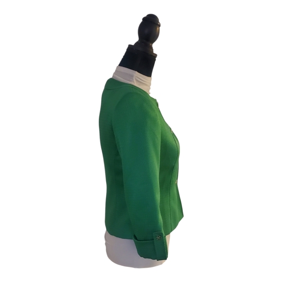 Tahari Petite Green Blazer - Picture 5 of 6